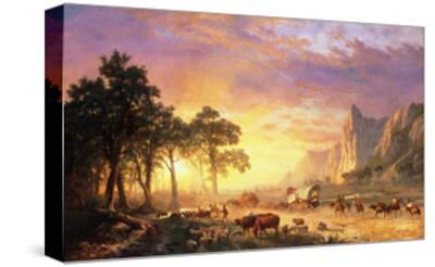 'The Oregon Trail, 1869' Giclee Print Albert Bierstadt