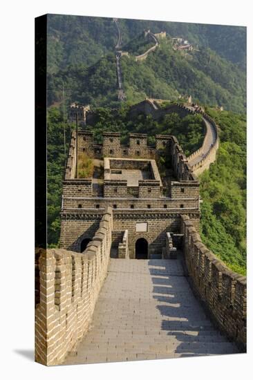 The Original Mutianyu Section of the Great Wall, Beijing, China-Michael DeFreitas-Premier Image Canvas