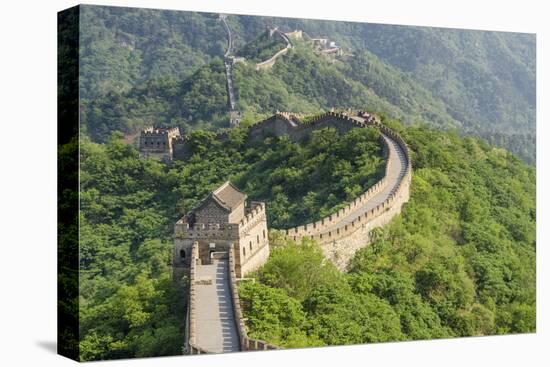 The Original Mutianyu Section of the Great Wall, Beijing, China-Michael DeFreitas-Premier Image Canvas