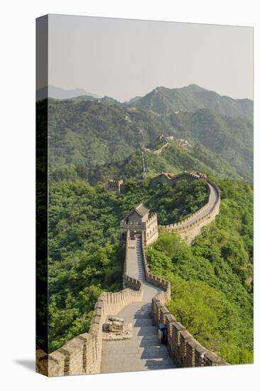 The Original Mutianyu Section of the Great Wall, UNESCO World Heritage Site, Beijing, China, Asia-Michael DeFreitas-Premier Image Canvas