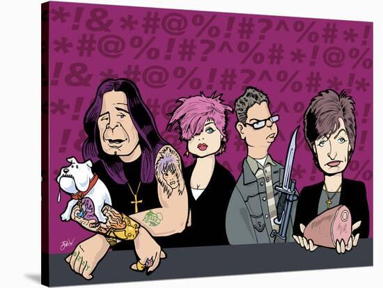 The Osbournes-Anthony Parisi-Stretched Canvas