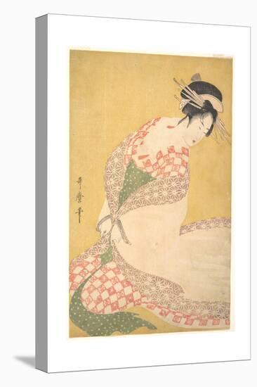 The Outer Robe, c.1795-Kitagawa Utamaro-Premier Image Canvas