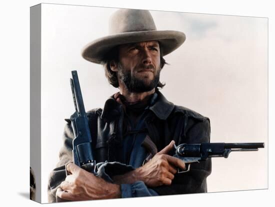 The Outlaw Josey Wales, Clint Eastwood, 1976-null-Stretched Canvas