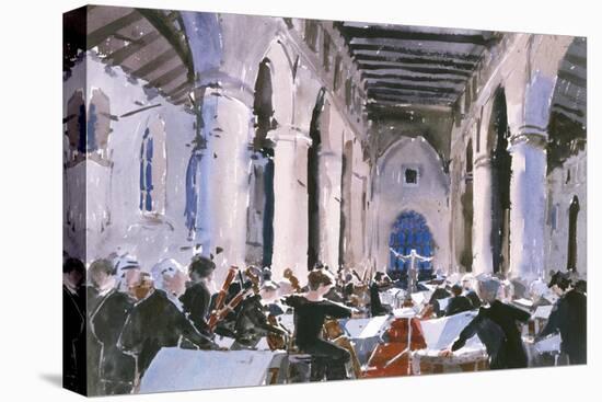 The Overture, St. Mary's Bridgwater, 1989 (W/C on Paper)-Lucy Willis-Premier Image Canvas