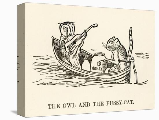 The Owl and the Pussy-Cat Went to Sea in a Beautiful Pea- Green Boat-Edward Lear-Premier Image Canvas