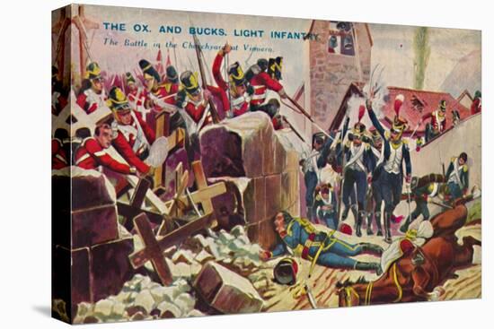 'The Ox. And Bucks. Light Infantry. The Battle in the Churchyard at Vimiero', 1808, (1939)-Unknown-Premier Image Canvas