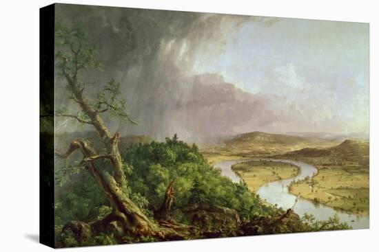 The Oxbow, View from Mount Holyoke, Northampton, Massachusetts, after a Thunderstorm, 1836-Thomas Couture-Premier Image Canvas