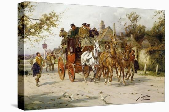 The Oxford to London Mail-George Wright-Premier Image Canvas
