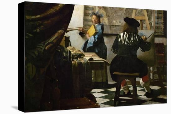 The Painter and His Model as Klio-Johannes Vermeer-Premier Image Canvas