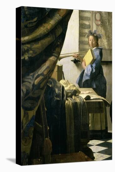 The Painter in His Studio, 1665-6-Johannes Vermeer-Premier Image Canvas