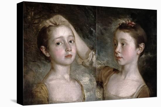 The Painter's Daughters Mary and Margaret, c.1758-Thomas Gainsborough-Premier Image Canvas