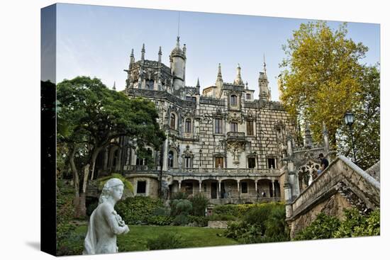 The Palace in the Quinta da Regaleira, by the architect Luigi Manini (1900). Sintra, Portugal-Mauricio Abreu-Premier Image Canvas