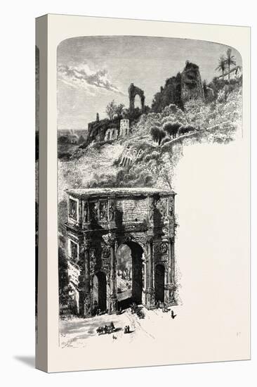 The Palatine Hill and Arch of Constantine-null-Premier Image Canvas