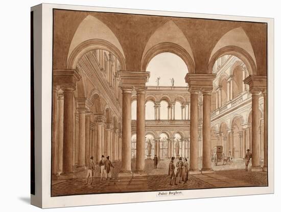 The Palazzo Borghese, 1833-Agostino Tofanelli-Premier Image Canvas