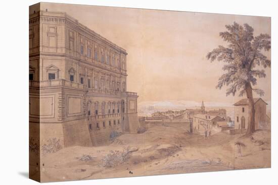 The Palazzo Farnese at Caprarola-Gaspar van Wittel-Premier Image Canvas