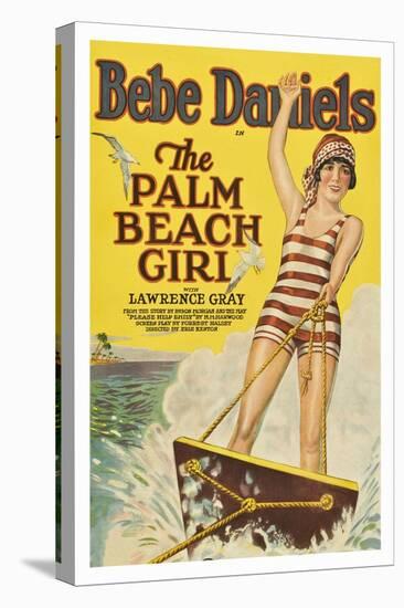 The Palm Beach Girl-null-Stretched Canvas