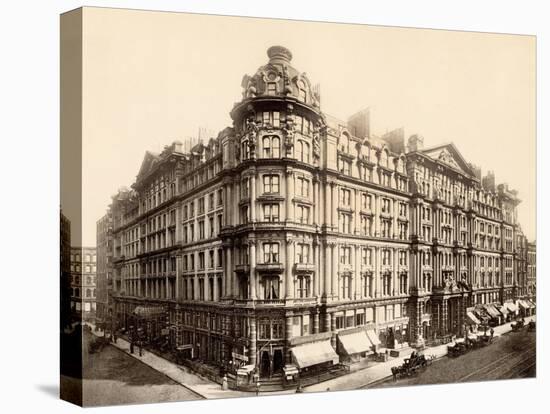 The Palmer House on the Corner of State and Monroe Streets, Chicago, 1890s-null-Premier Image Canvas