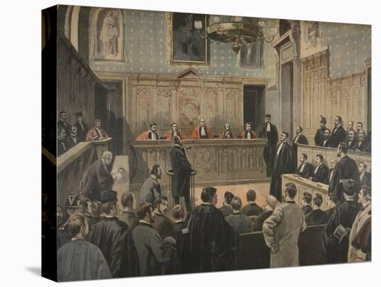 The Panama Trial, Illustration from 'Le Petit Journal: Supplement Illustre', 2nd January 1898-Fortuné Louis Méaulle-Premier Image Canvas