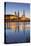 The Panorama of Dresden in Saxony with the River Elbe in the Foreground.-David Bank-Premier Image Canvas