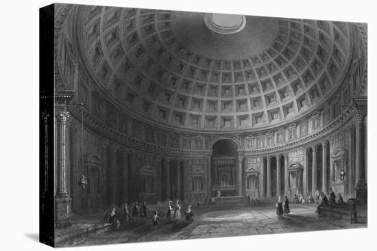 The Pantheon, Rome, 1841-E Challis-Premier Image Canvas