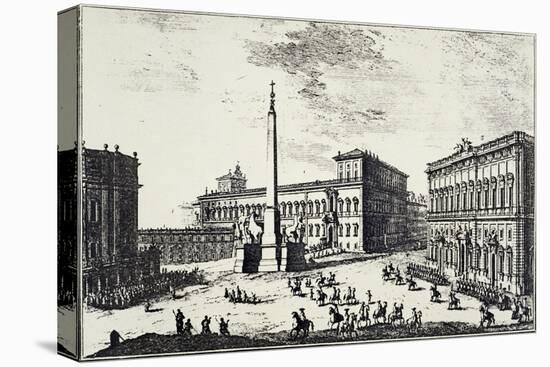 The Papal Palace on Quirinale Hill-Giuseppe Vasi-Premier Image Canvas