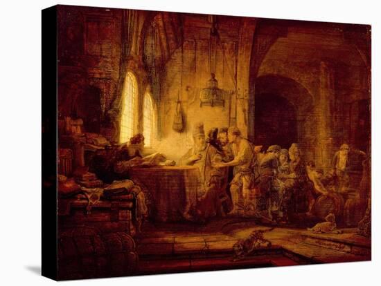 The Parable of the Labourers in the Vineyard-Rembrandt van Rijn-Premier Image Canvas