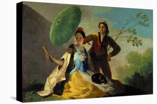 The Parasol, Cartoon for the Tapestry of the Dining Room in the Prado Palace, 1777-78-Francisco de Goya-Premier Image Canvas