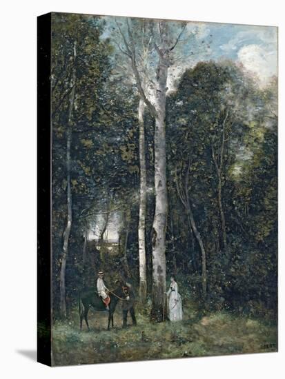 The Parc des Lions at Port-Marly, 1872-Jean-Baptiste-Camille Corot-Premier Image Canvas