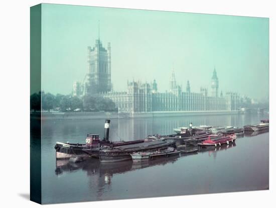 The Parliament Buildings Along the Thames-William Sumits-Premier Image Canvas