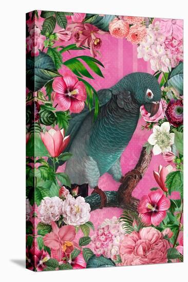 The Parrots Paradise Garden 3-Andrea Haase-Premier Image Canvas