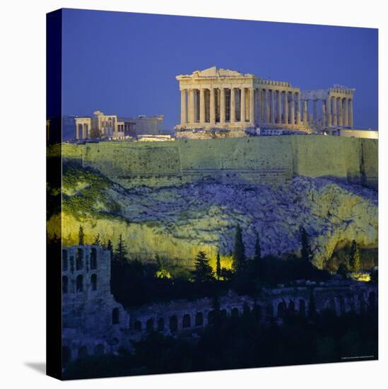 The Parthenon and Acropolis, Unesco World Heritage Site, Athens, Greece, Europe-Tony Gervis-Premier Image Canvas