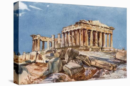 The Parthenon from the Northern End of the Eastern Portico of the Propylaea-John Fulleylove-Premier Image Canvas