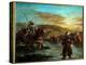 The Passage of a Gue in Morocco. Painting by Eugene Delacroix (1798-1863), 1858. H S/T. Dim: 0.60 X-Ferdinand Victor Eugene Delacroix-Premier Image Canvas