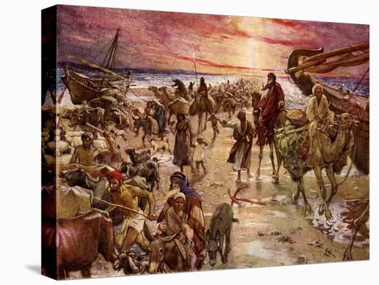 The Passage of the Red Sea - Bible-William Brassey Hole-Premier Image Canvas