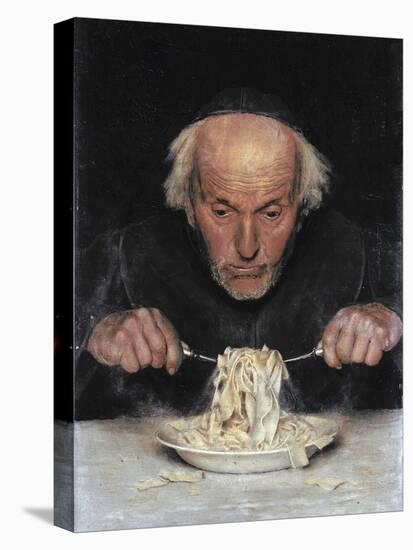 The Pasta Eater-null-Premier Image Canvas