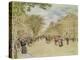 The Pavillon De Hanovre and the Boulevard Des Italiens, Paris, after 1870-Jean Francois Raffaelli-Premier Image Canvas