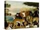 The Peaceable Kingdom, C.1846-47 (Oil on Canvas)-Edward Hicks-Premier Image Canvas