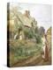 The Peaceful Village-Henry John Yeend King-Premier Image Canvas