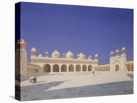 The Pearl Mosque (Moti Masji) in Red Fort of Agra, 1874-1876-Vasili Vasilyevich Vereshchagin-Premier Image Canvas