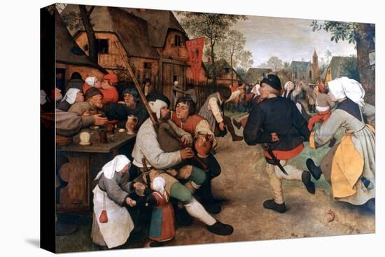 The Peasant Dance, 1568-1569-Pieter Bruegel the Elder-Premier Image Canvas