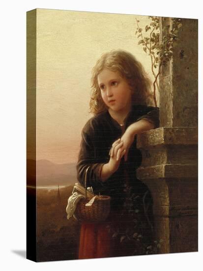 The Peasant Girl, 1875-Alfred Thompson Bricher-Premier Image Canvas