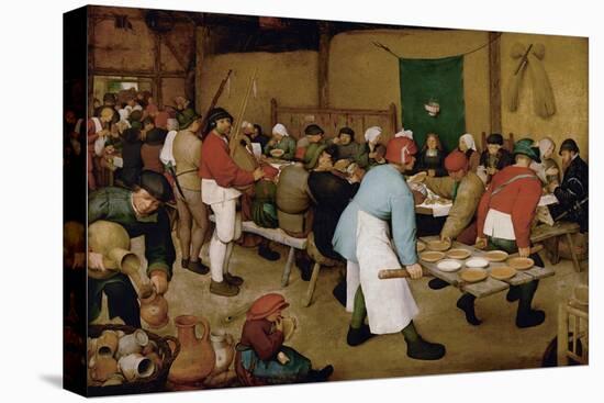 The Peasant Wedding, Ca 1568-Pieter Bruegel the Elder-Premier Image Canvas