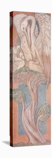 The Pelican, Cartoon for Stained Glass for the William Morris Company, 1880-Edward Burne-Jones-Premier Image Canvas