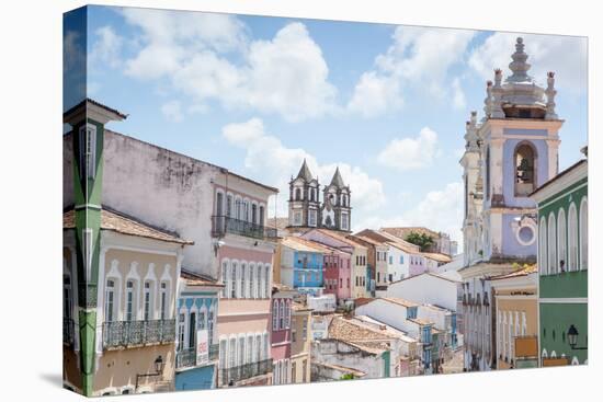 The Pelourinho or Historic Center of Salvador in the Mid Day Sun-Alex Saberi-Premier Image Canvas