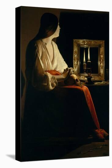 The Penitent Magdalen, c.1640-Georges de La Tour-Premier Image Canvas