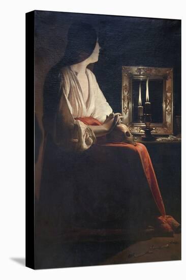 The Penitent Magdalen-Georges de La Tour-Stretched Canvas