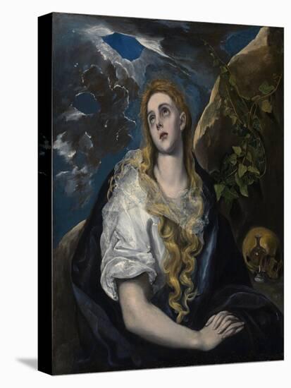 The Penitent Magdalene, 1580-5-El Greco-Premier Image Canvas