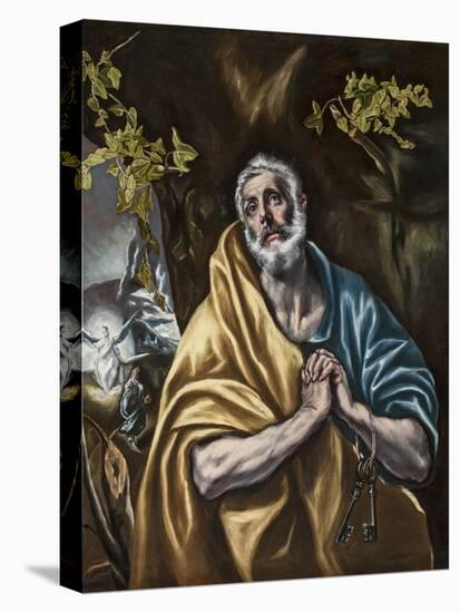 The Penitent Saint Peter, C.1590-95-El Greco-Premier Image Canvas