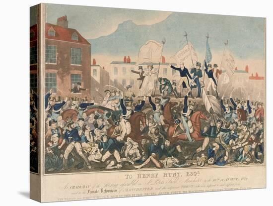 The Peterloo Massacre, 16th August 1819-George Cruikshank-Premier Image Canvas