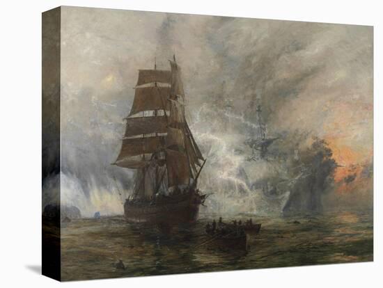 The Phantom Ship-William Lionel Wyllie-Premier Image Canvas